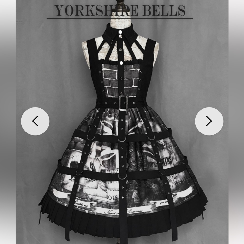 Foxtrot Yorkshire Bells Gothic Jumper Dress